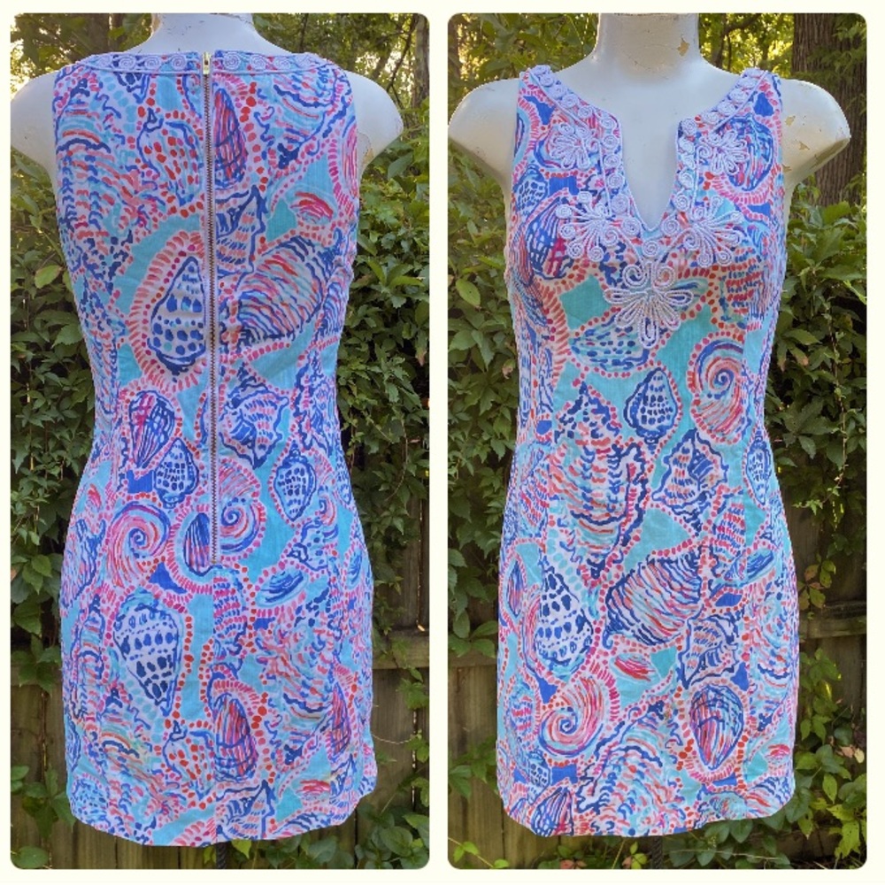 ❤️ Lilly Pulitzer Women's Shift Dress size 4 - Picture 3 of 17